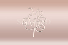 Încărcați o imagine în vizualizatorul galeriei: Mr & Mrs #3 Tortabeszúró / Cupcake Díszítő - Süthet3d