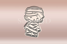 Kép betöltése a galériamegjelenítőbe: Múmia Sütikiszúró - Halloween - Süthet3d