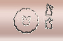 Încărcați o imagine în vizualizatorul galeriei: Nyuszis Linzer Kiszúró Szett - Süthet3d