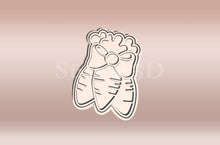 Kép betöltése a galériamegjelenítőbe: Répacsokor Sütikiszúró - Húsvéti - Süthet3d