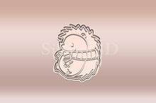 Kép betöltése a galériamegjelenítőbe: Süni Sállal Sütikiszúró - Állatos - Süthet3d