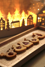 Încărcați o imagine în vizualizatorul galeriei: Szarvas Karácsonyi Linzer Körvonal Kiszúró - Süthet3d