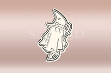 Kép betöltése a galériamegjelenítőbe: Szellem Seprűvel Sütikiszúró - Halloween - Süthet3d