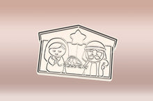 Kép betöltése a galériamegjelenítőbe: Szent Család - Karácsonyi Sütikiszúró - Süthet3d