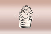 Încărcați o imagine în vizualizatorul galeriei: Télapó Kéményből - Karácsonyi Sütikiszúró - Süthet3d