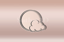 Kép betöltése a galériamegjelenítőbe: Telihold Felhővel Sütikiszúró - Halloween - Süthet3d