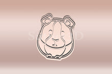 Kép betöltése a galériamegjelenítőbe: Tengerimalac Szemből Sütikiszúró - Állatos - Süthet3d