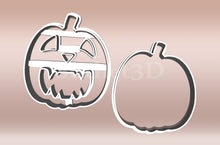 Kép betöltése a galériamegjelenítőbe: Tök Linzer Sütikiszúró Szett #8 - Halloween - Süthet3d