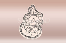 Kép betöltése a galériamegjelenítőbe: Tökben Ülő Dínó Halloween Sütikiszúró #4 - Süthet3d