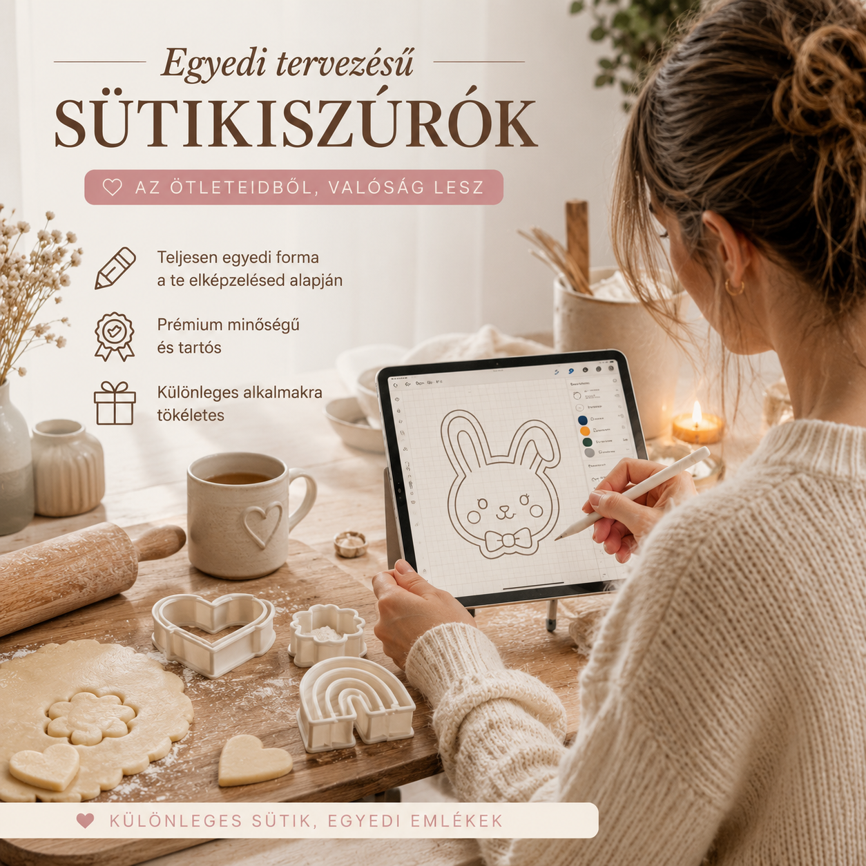 Egyedi Sütikiszúrók - Süthet3d