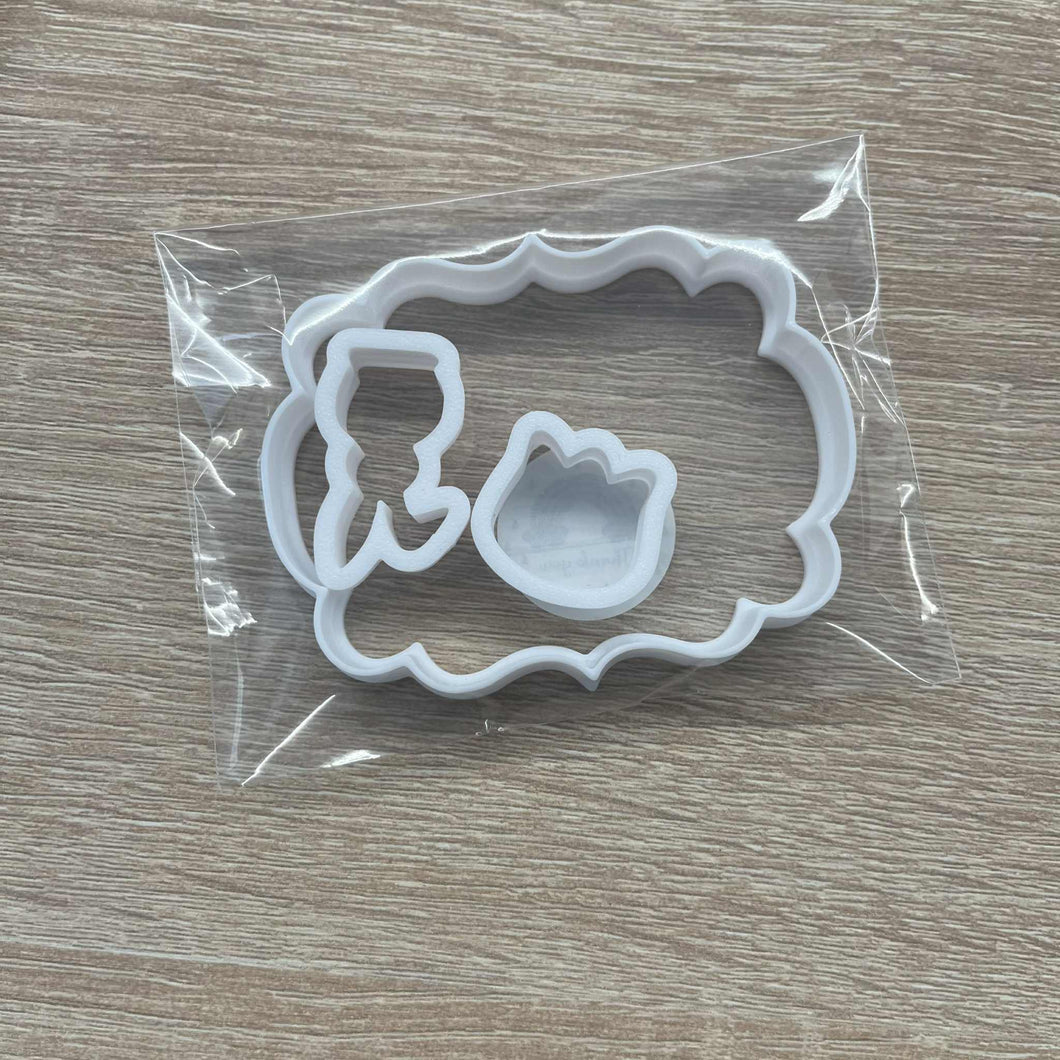 61. Set de tăiat prăjituri (defect)