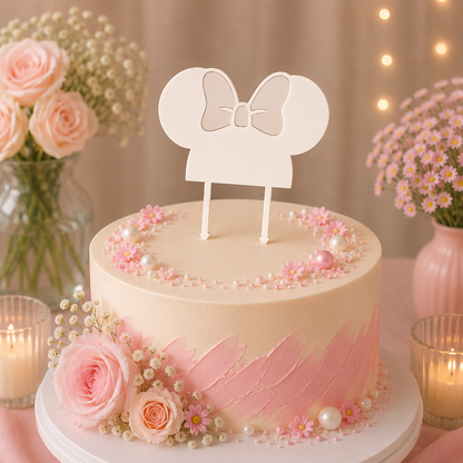 Minnie Tortabeszúró / Cupcake Díszítő