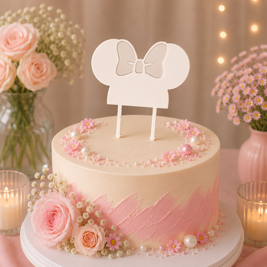 Minnie Tortabeszúró / Cupcake Díszítő