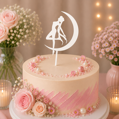 Sailon Moon Tortabeszúró / Cupcake Díszítő