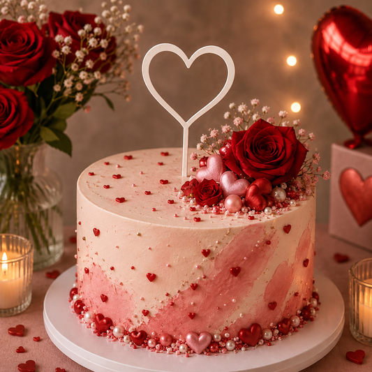 Szív Tortabeszúró / Cupcake Díszítő
