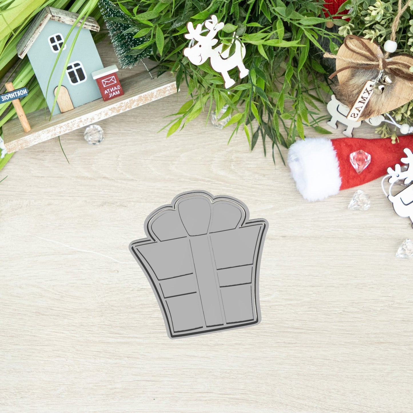 Ajándék (grincs) Karácsonyi Sütikiszúró - Süthet3d