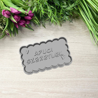 Apuci szeretlek Sütikiszúró - Apák napja - Süthet3d