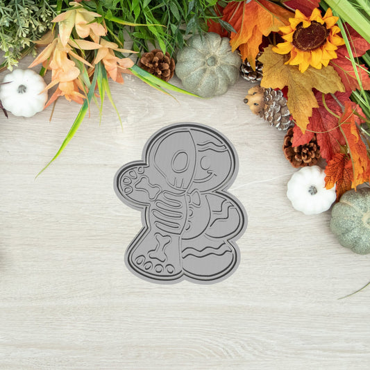 Csontváz Mézi Sütikiszúró - Halloween - Süthet3d