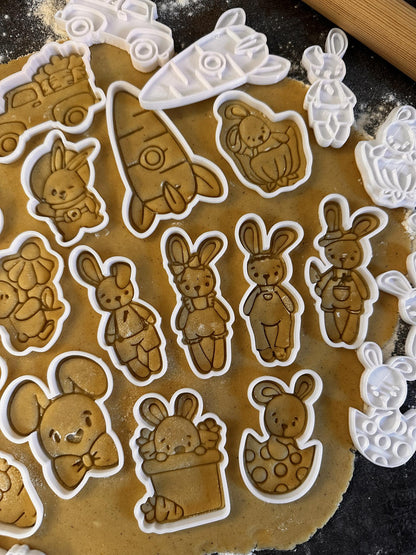 Egész Alakos Nyuszi #4 Húsvéti Sütikiszúró - Süthet3d