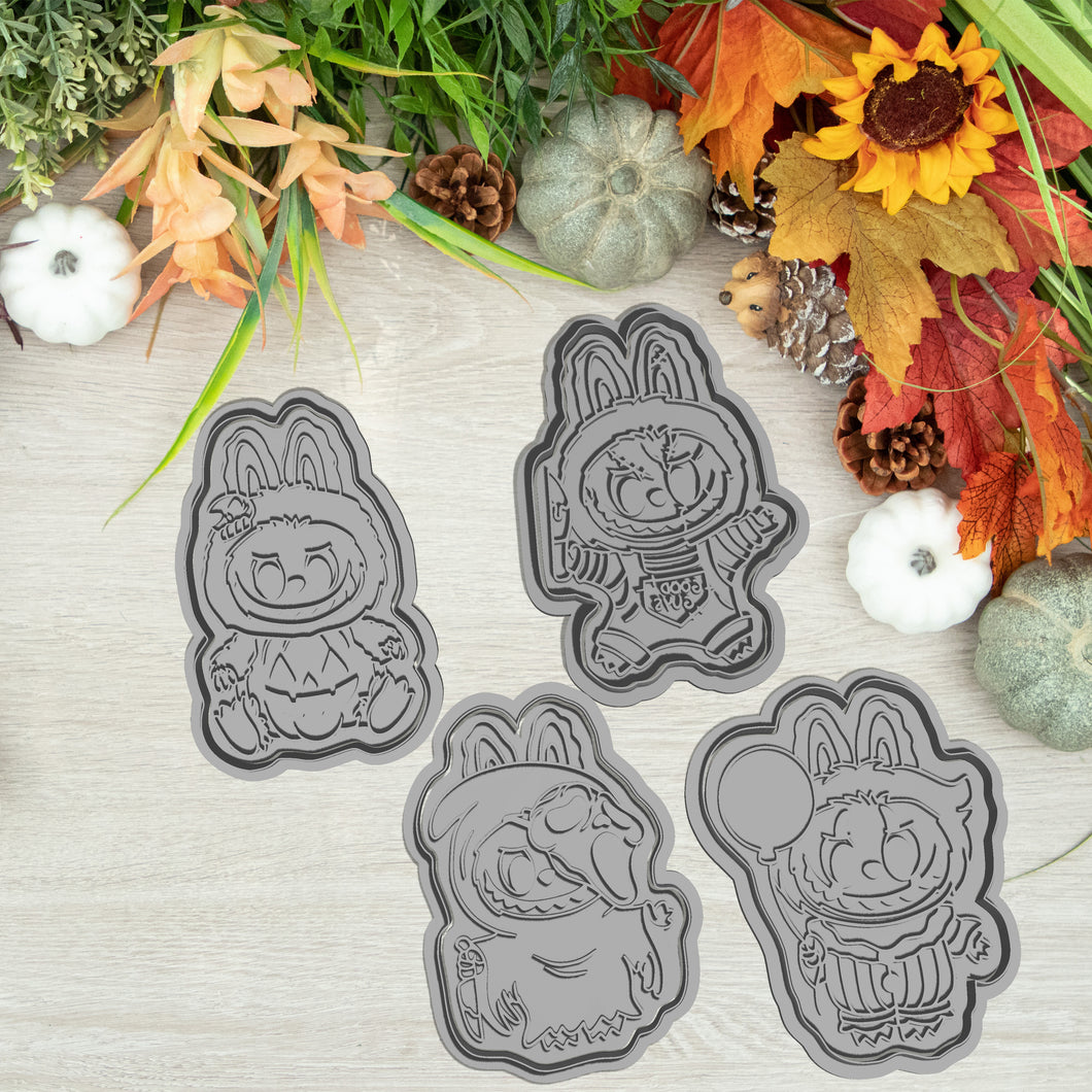 Set de tăietori de biscuiți Train - Halloween