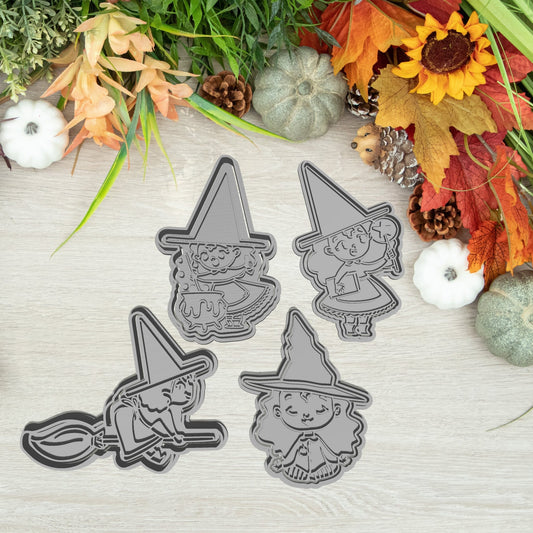 Lili Boszi Szett (4 részes) Halloween Sütikiszúró - Süthet3d