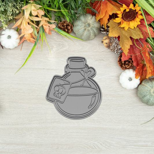 Méreggel Teli Üveg Sütikiszúró - Halloween - Süthet3d