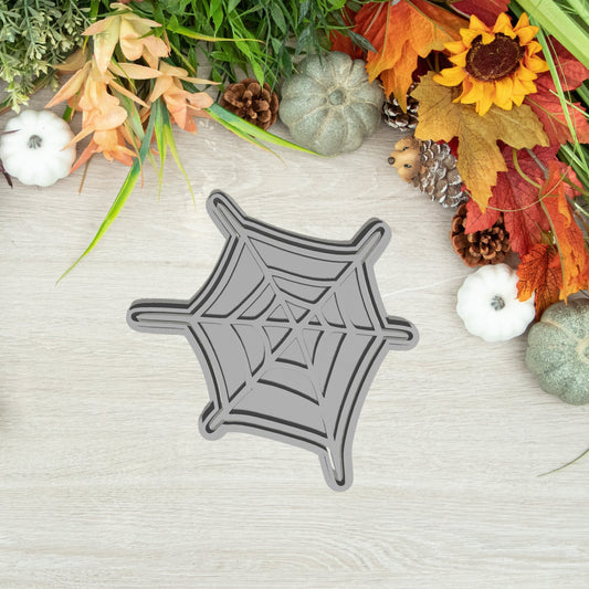 Pókháló Sütikiszúró Kerek - Halloween - Süthet3d