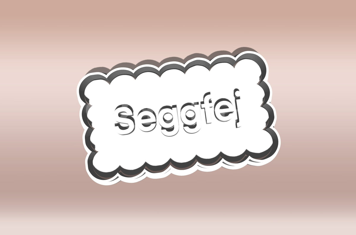 "Seggfej" Feliratos Sütikiszúró - Trágár szöveg - Süthet3d