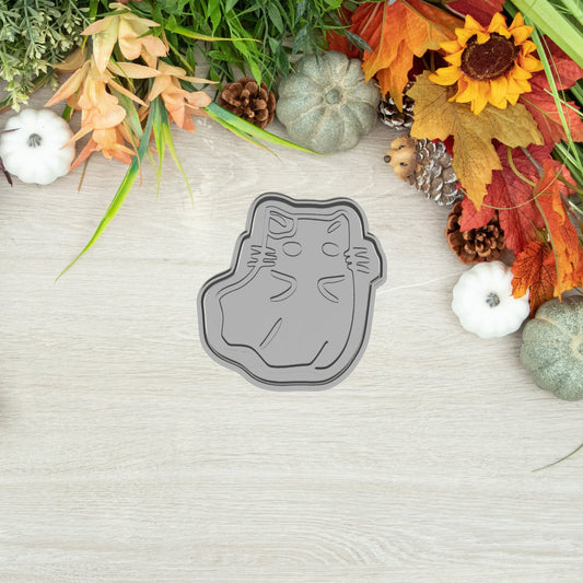 Szellemcica #4 Sütikiszúró - Halloween - Süthet3d
