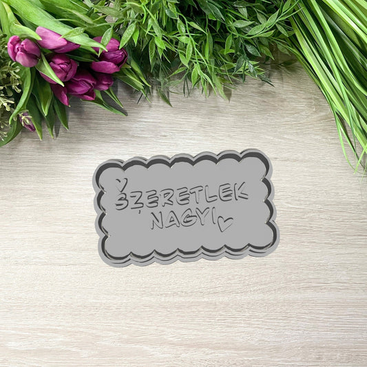 Szeretlek Nagyi Sütikiszúró - Anyák napja - Süthet3d