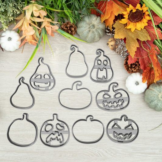 Töklámpás Halloween Linzer Sütikiszúró Szett (5 részes) - Süthet3d