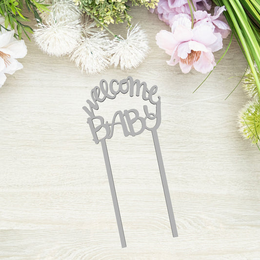 Welcome Baby Torta / Cupcake Díszítő - Süthet3d