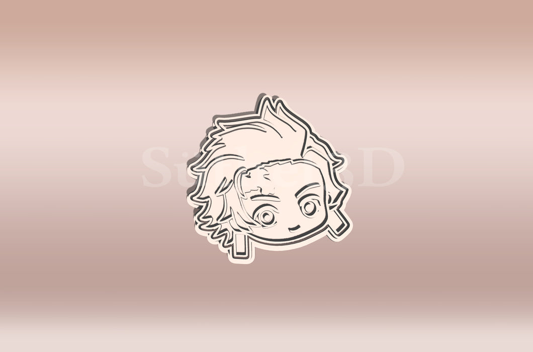 Tanjiro Chibi Demon Slayer Sütikiszúró.