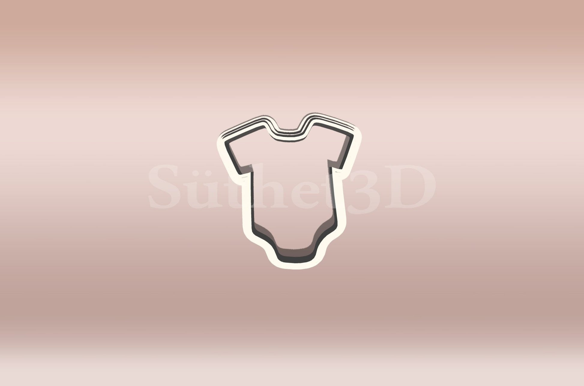 Babaváró / baby body - Linzer Közép Kiszúró - Süthet3d