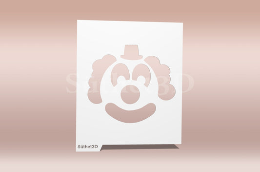 Bohóc Stencil - Süthet3d