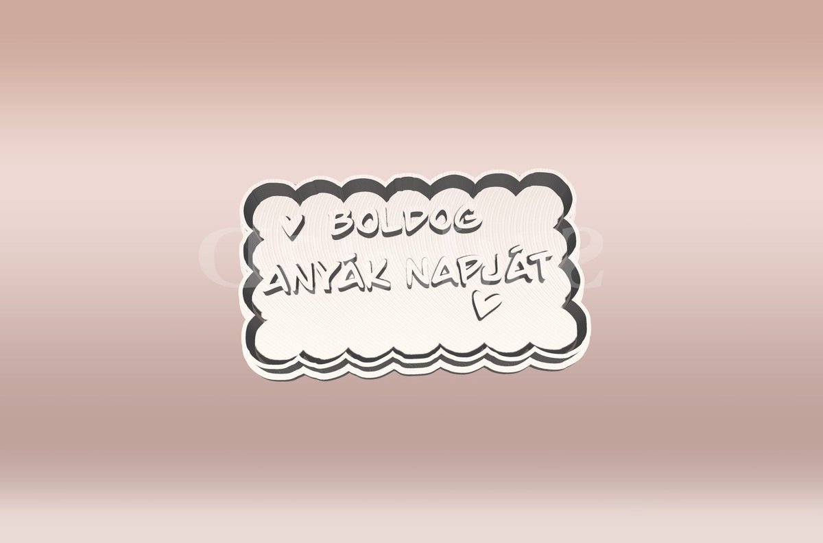 Boldog anyák napját Sütikiszúró - Anyák napja - Süthet3d