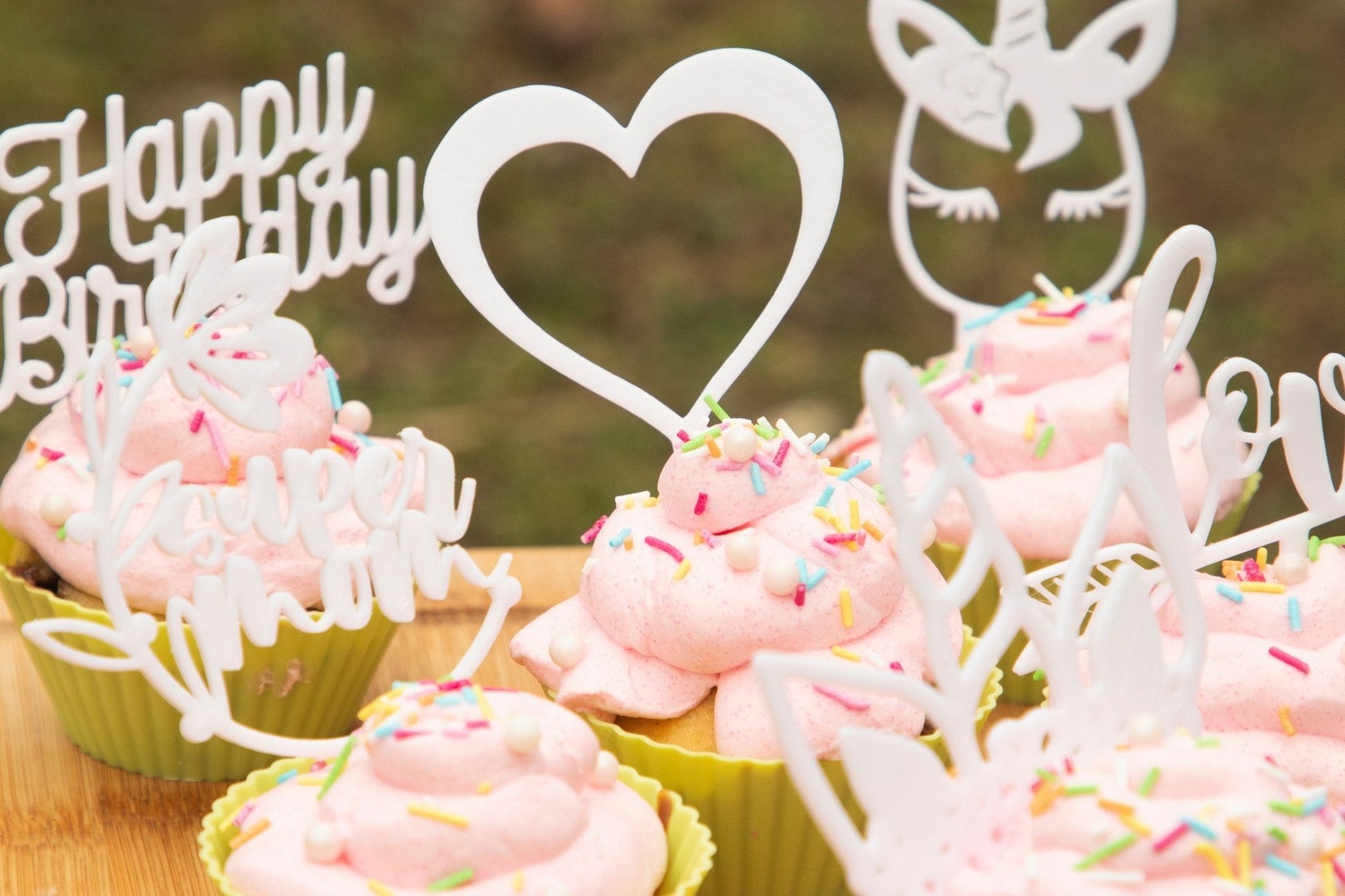 Boldog Szülinapot #2 Tortabeszúró / Cupcake Díszítő - Süthet3d
