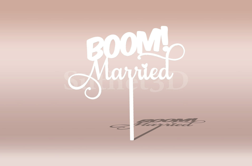 Boom Married Tortabeszúró / Cupcake Díszítő - Süthet3d