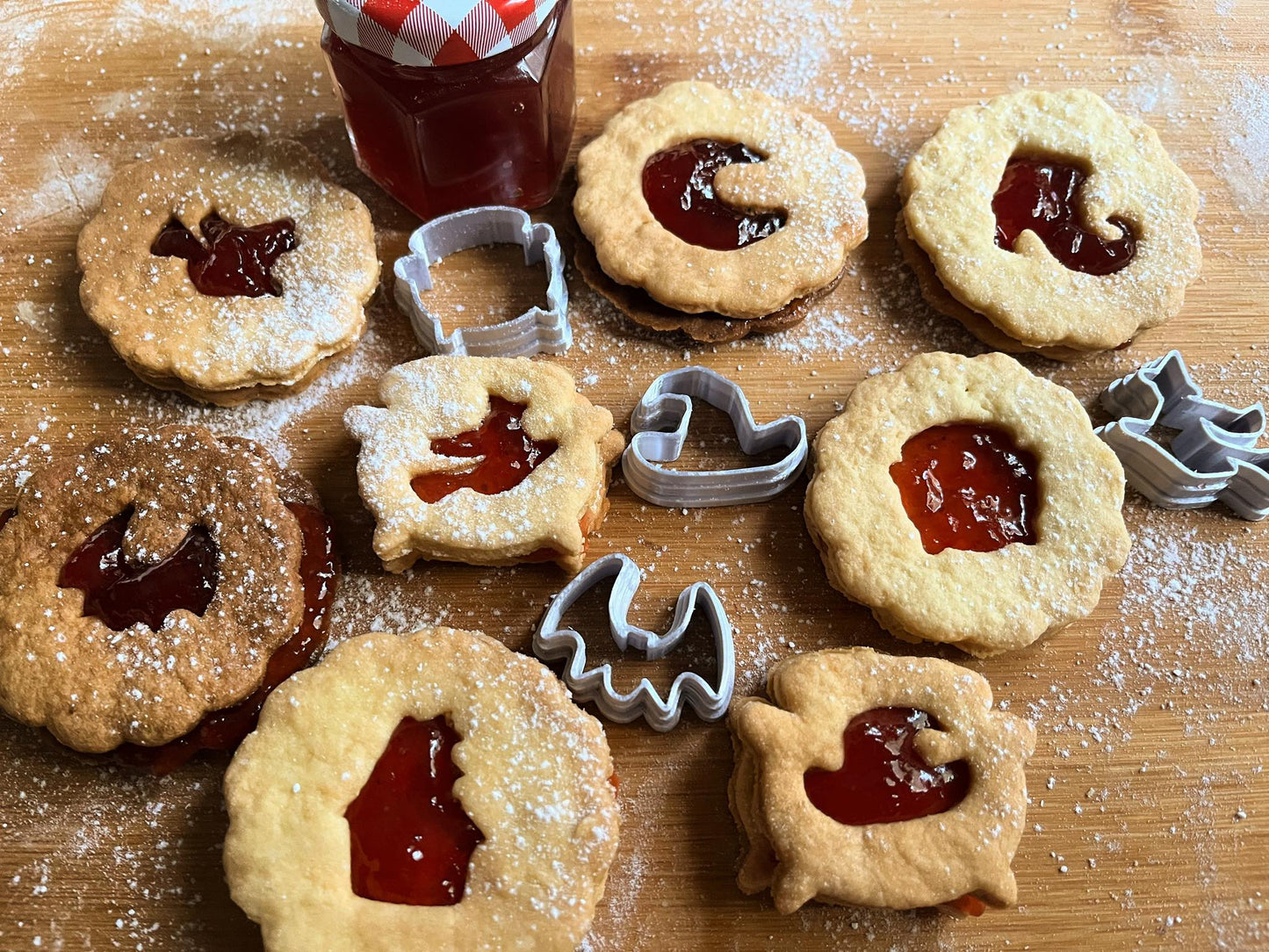 Boszorkány Üst Halloween Linzer Körvonal Kiszúró - Süthet3d