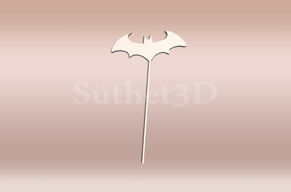 Denevér Tortabeszúró / Cupcake Díszítő - Süthet3d
