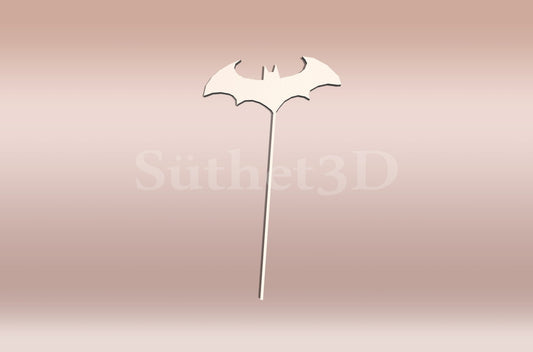 Denevér Tortabeszúró / Cupcake Díszítő - Süthet3d