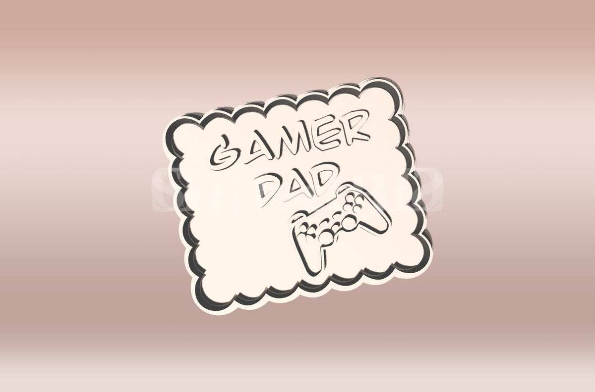 Gamer DAD Sütikiszúró - Apák napja - Süthet3d