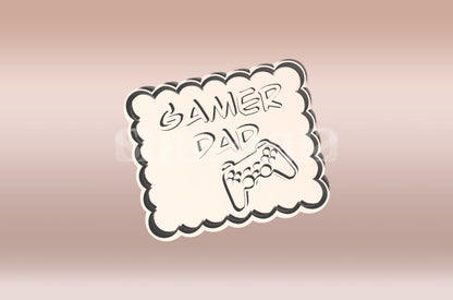 Gamer DAD Sütikiszúró - Apák napja - Süthet3d