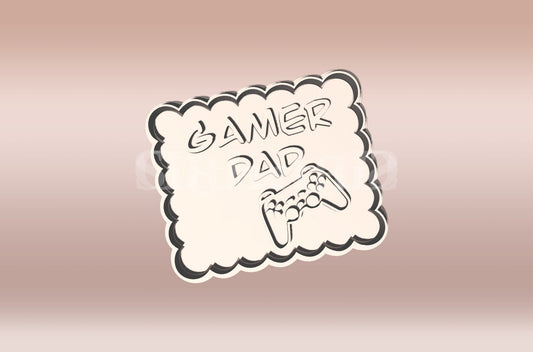 Gamer DAD Sütikiszúró - Apák napja - Süthet3d