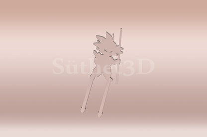 Goku Tortabeszúró / Cupcake Díszítő - Süthet3d