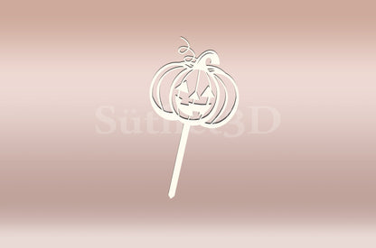 Halloween Tök Torta / Cupcake Díszítő - Süthet3d