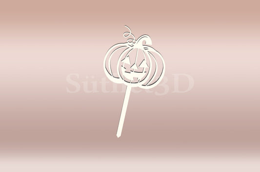Halloween Tök Torta / Cupcake Díszítő - Süthet3d