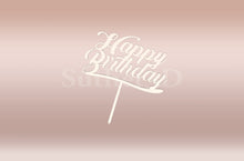 Kép betöltése a galériamegjelenítőbe: Happy Birthday Tortabeszúró / Cupcake Díszítő - Süthet3d

