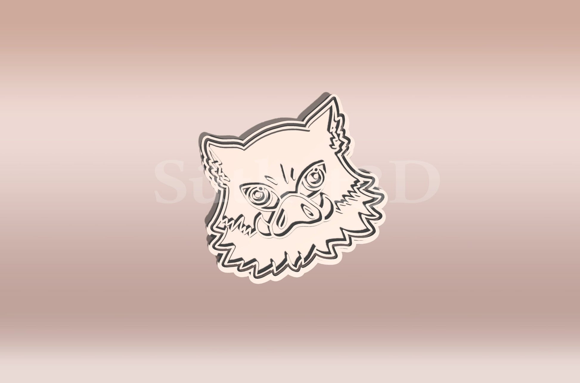 Inosuke Chibi Demon Slayer Sütikiszúró - Süthet3d