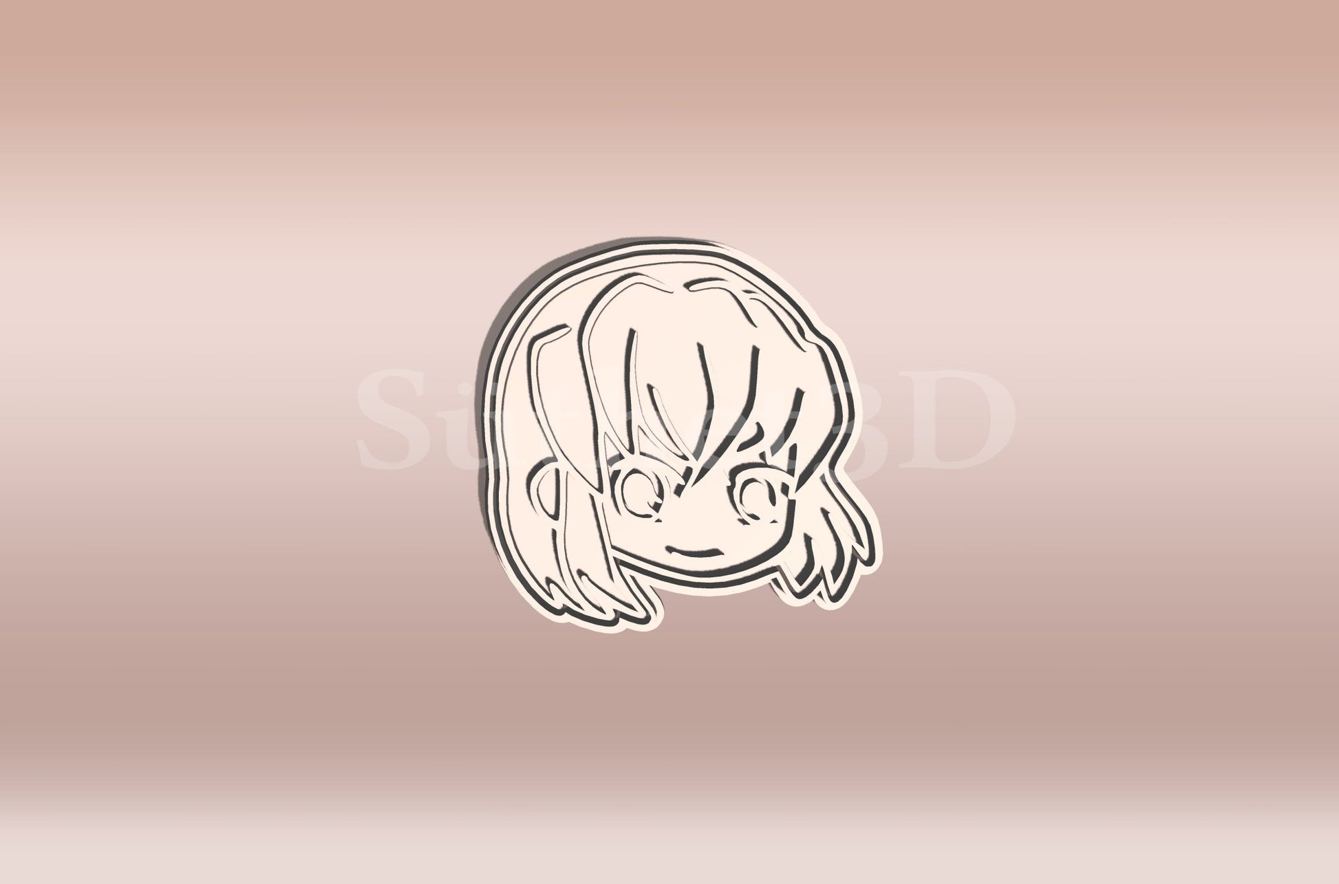 Inosuke Maszk Nélkül Chibi Demon Slayer Sütikiszúró - Süthet3d
